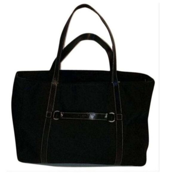 Kate Spade Black Nylon Tote Bag Shoulder Satchel Handbag Purse WOMEN'S WOMAN'S - Picture 15 of 15